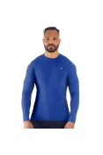 CAMISETA POKER TÉRMICA SKIN NEW MANGA LONGA MASCULINA - Azul