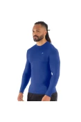 CAMISETA POKER TÉRMICA SKIN NEW MANGA LONGA MASCULINA - Azul
