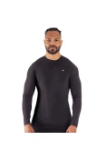 CAMISETA POKER TÉRMICA SKIN NEW MANGA LONGA MASCULINA - Preto
