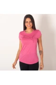 CAMISETA PUMA ACTIVE LOGO HEATHER TEE FEMININA - Rosa CAMISETA PUMA ACTIVE LOGO HEATHER TEE FEMININA - Rosa