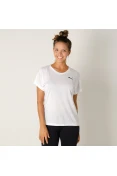 CAMISETA PUMA ACTIVE MESH HEATHER TEE FEMININA - Branco CAMISETA PUMA ACTIVE MESH HEATHER TEE FEMININA - Branco
