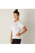 CAMISETA PUMA ACTIVE MESH HEATHER TEE FEMININA - Branco CAMISETA PUMA ACTIVE MESH HEATHER TEE FEMININA - Branco