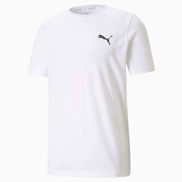 CAMISETA PUMA ACTIVE SMALL LOGO MASCULINA - Branco CAMISETA PUMA ACTIVE SMALL LOGO MASCULINA - Branco
