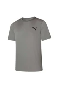 CAMISETA PUMA ACTIVE SMALL LOGO MASCULINA - Cinza CAMISETA PUMA ACTIVE SMALL LOGO MASCULINA - Cinza
