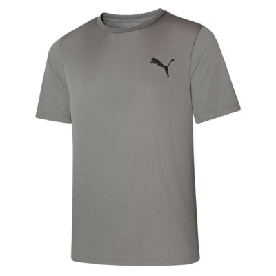 CAMISETA PUMA ACTIVE SMALL LOGO MASCULINA - Cinza CAMISETA PUMA ACTIVE SMALL LOGO MASCULINA - Cinza