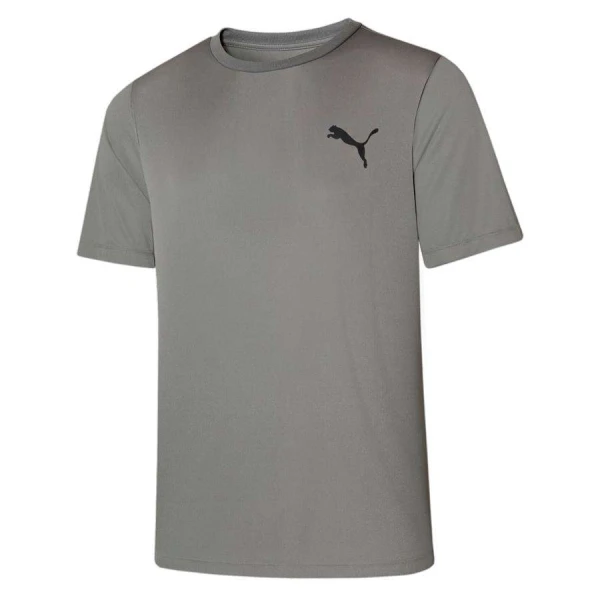 CAMISETA PUMA ACTIVE SMALL LOGO MASCULINA - Cinza CAMISETA PUMA ACTIVE SMALL LOGO MASCULINA - Cinza