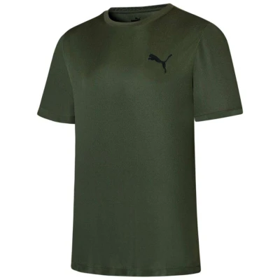 CAMISETA PUMA ACTIVE SMALL LOGO MASCULINA - Verde musgo CAMISETA PUMA ACTIVE SMALL LOGO MASCULINA - Verde musgo