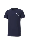 CAMISETA PUMA ACTIVE SMALL LOGO TEE INFANTIL - Marinho