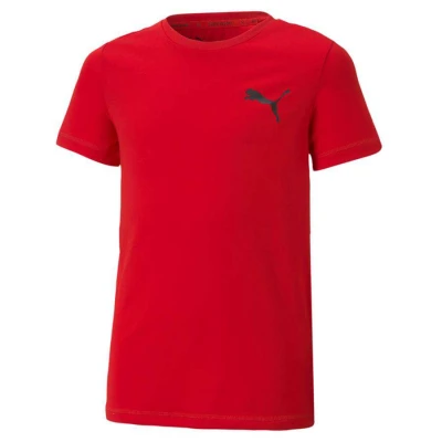 CAMISETA PUMA ACTIVE SMALL LOGO TEE INFANTIL - Vermelho