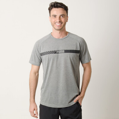 CAMISETA PUMA ACTIVE TEC MASCULINA - Cinza
