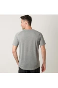 CAMISETA PUMA ACTIVE TEC MASCULINA - Cinza CAMISETA PUMA ACTIVE TEC MASCULINA - Cinza