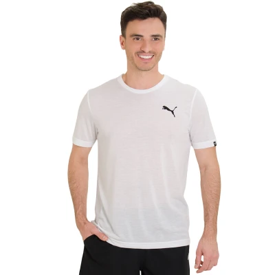 CAMISETA PUMA ACTIVE TEE MASCULINA - Branco CAMISETA PUMA ACTIVE TEE MASCULINA - Branco