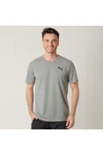 CAMISETA PUMA ACTIVE TEE MASCULINA - Cinza/preto CAMISETA PUMA ACTIVE TEE MASCULINA - Cinza/preto