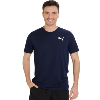 CAMISETA PUMA ACTIVE TEE MASCULINA - Marinho CAMISETA PUMA ACTIVE TEE MASCULINA - Marinho