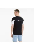 CAMISETA PUMA BMW MASCULINA - Preto/branco CAMISETA PUMA BMW MASCULINA - Preto/branco
