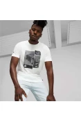 CAMISETA PUMA BMW MMS ESS CAR GRAPHIC TEE MASCULINA - Branco