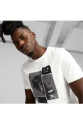 CAMISETA PUMA BMW MMS ESS CAR GRAPHIC TEE MASCULINA - Branco