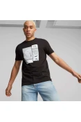 CAMISETA PUMA BMW MMS ESS CAR GRAPHIC TEE MASCULINA - Preto