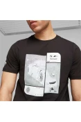 CAMISETA PUMA BMW MMS ESS CAR GRAPHIC TEE MASCULINA - Preto