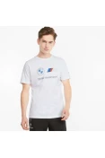 CAMISETA PUMA BMW MMS ESS LOGO TEE MASCULINA - Branco CAMISETA PUMA BMW MMS ESS LOGO TEE MASCULINA - Branco