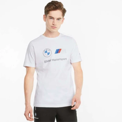 CAMISETA PUMA BMW MMS ESS LOGO TEE MASCULINA - Branco CAMISETA PUMA BMW MMS ESS LOGO TEE MASCULINA - Branco