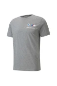 CAMISETA PUMA BMW MOTORSPORTS ESSENTIALS SMALL LOGO MASCULINA - Cinza CAMISETA PUMA BMW MOTORSPORTS ESSENTIALS SMALL LOGO MASCULINA - Cinza