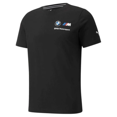 CAMISETA PUMA BMW MOTORSPORTS ESSENTIALS SMALL LOGO MASCULINA - Preto CAMISETA PUMA BMW MOTORSPORTS ESSENTIALS SMALL LOGO MASCULINA - Preto