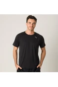 CAMISETA PUMA CORE RUN S/S TEE MASCULINA - Preto CAMISETA PUMA CORE RUN S/S TEE MASCULINA - Preto