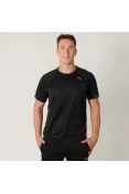 CAMISETA PUMA CORE RUN S/S TEE MASCULINA - Preto CAMISETA PUMA CORE RUN S/S TEE MASCULINA - Preto