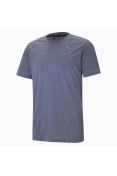 CAMISETA PUMA DE TREINO HEATHER CAT MASCULINA - Azul CAMISETA PUMA DE TREINO HEATHER CAT MASCULINA - Azul