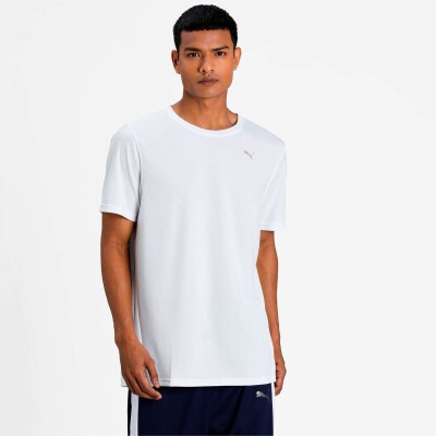 CAMISETA PUMA DE TREINO MASCULINA - Branco CAMISETA PUMA DE TREINO MASCULINA - Branco