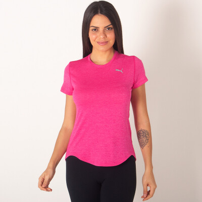 CAMISETA PUMA EPIC HEATHER S/S TEE FEMININA - Rosa
