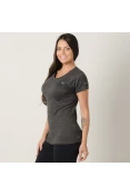 CAMISETA PUMA EPIC SS TEE FEMININA - Chumbo CAMISETA PUMA EPIC SS TEE FEMININA - Chumbo