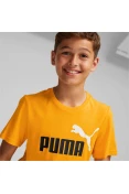 CAMISETA PUMA ESS+2 COL LOGO TEE INFANTIL - Laranja