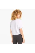 CAMISETA PUMA ESS CROPPED LOGO TEE FEMININA - Branco CAMISETA PUMA ESS CROPPED LOGO TEE FEMININA - Branco
