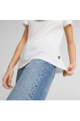 CAMISETA PUMA ESS+ FLOWER POWER TEE FEMININA - Branco CAMISETA PUMA ESS+ FLOWER POWER TEE FEMININA - Branco