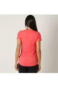 CAMISETA PUMA ESS LOGO HEATHER TEE FEMININA - Laranja CAMISETA PUMA ESS LOGO HEATHER TEE FEMININA - Laranja