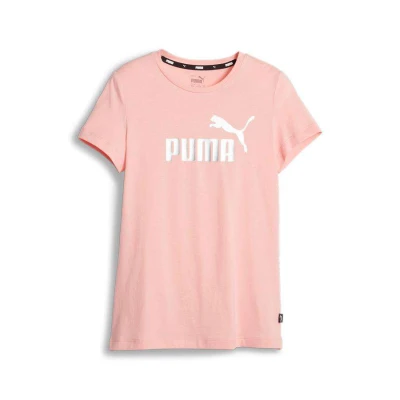 CAMISETA PUMA ESS+ LOGO TEE FEMININA INFANTIL - Rosa