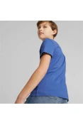 CAMISETA PUMA ESS LOGO TEE INFANTIL - Azul