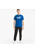 CAMISETA PUMA ESS LOGO TEE MASCULINA - Azul CAMISETA PUMA ESS LOGO TEE MASCULINA - Azul