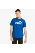 CAMISETA PUMA ESS LOGO TEE MASCULINA - Azul CAMISETA PUMA ESS LOGO TEE MASCULINA - Azul