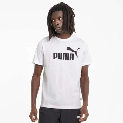 CAMISETA PUMA ESS LOGO TEE MASCULINA - Branco CAMISETA PUMA ESS LOGO TEE MASCULINA - Branco