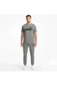 CAMISETA PUMA ESS LOGO TEE MASCULINA - Cinza CAMISETA PUMA ESS LOGO TEE MASCULINA - Cinza
