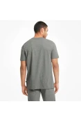 CAMISETA PUMA ESS LOGO TEE MASCULINA - Cinza CAMISETA PUMA ESS LOGO TEE MASCULINA - Cinza