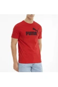 CAMISETA PUMA ESS LOGO TEE MASCULINA - Vermelho/preto CAMISETA PUMA ESS LOGO TEE MASCULINA - Vermelho/preto