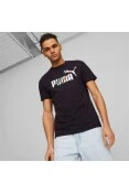 CAMISETA PUMA ESS+ LOVE IS LOVE TEE MASCULINA - Preto