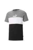 CAMISETA PUMA ESS+ TEE MASCULINO - Cinza/preto CAMISETA PUMA ESS+ TEE MASCULINO - Cinza/preto