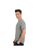 CAMISETA PUMA ESSENTIAL SS TEE MASCULINA - Cinza CAMISETA PUMA ESSENTIAL SS TEE MASCULINA - Cinza