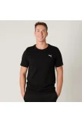 CAMISETA PUMA ESSENTIAL SS TEE MASCULINA - Preto CAMISETA PUMA ESSENTIAL SS TEE MASCULINA - Preto