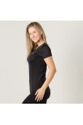 CAMISETA PUMA ESSENTIAL TEE FEMININA - Preto CAMISETA PUMA ESSENTIAL TEE FEMININA - Preto